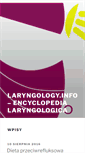 Mobile Screenshot of laryngology.info
